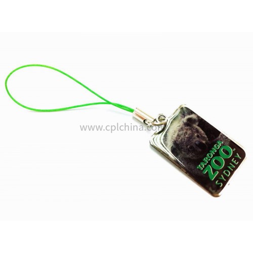 Stainless Steel Printed Phone Charm